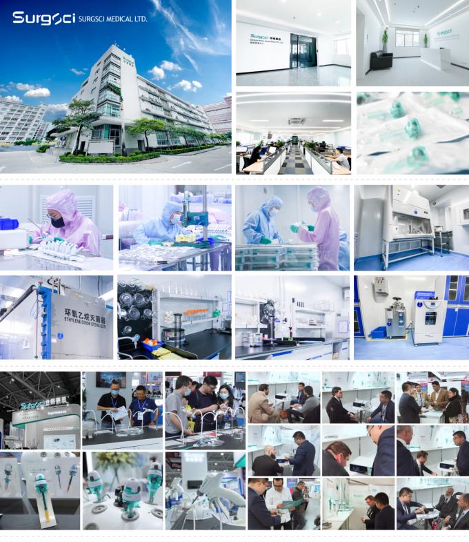 Steriele wegwerpoptische trocar en cannula voor laparoscopische chirurgie 7