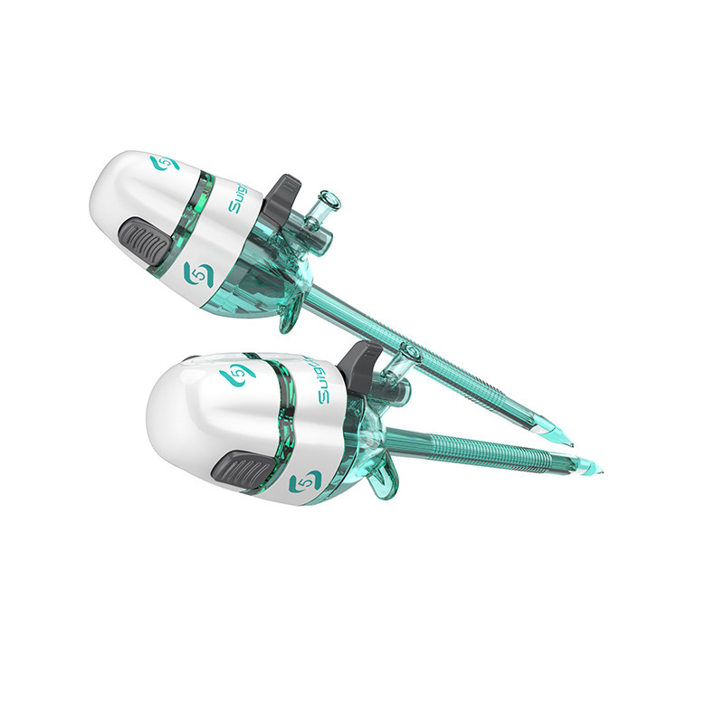 5*100mm Steriele, bladeloze wegwerp trocar voor thoracale chirurgie, Easypass Type Surgsci
